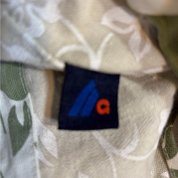 Adidas Green and White Floral 100%‎ Cotton Tote Bag - Picture 4 of 5